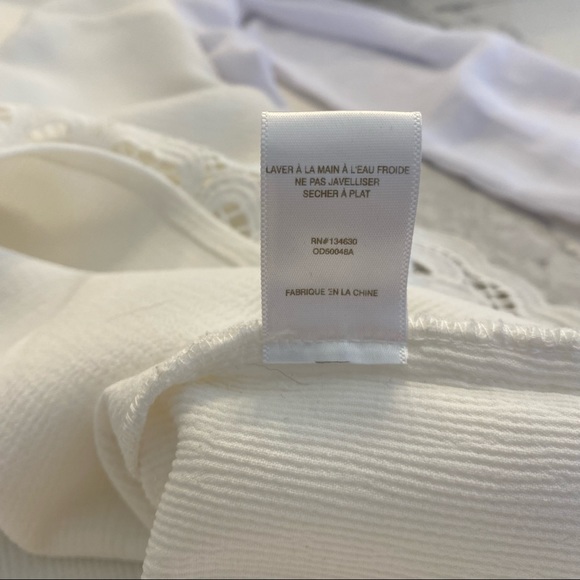 NWOT Anthropologie White Lace Dress 💟 - Picture 7 of 7